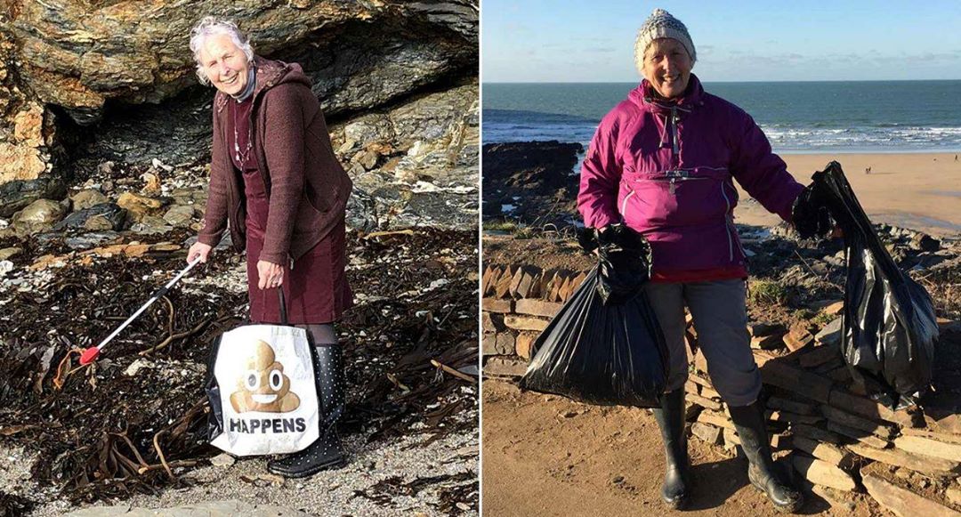 Ніколи не пізно 70-річна жінка очистила 52 пляжі за рік